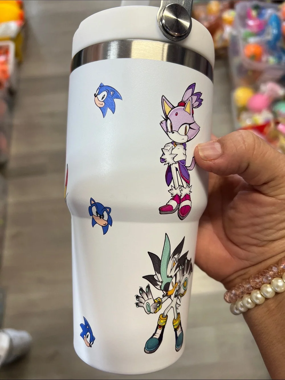Party Tumbler with Sonic Characters